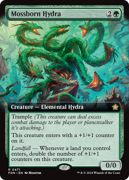 Mossborn Hydra (FDN-471) (Extended Art)
