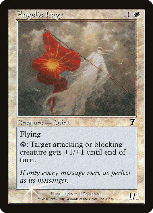 Angelic Page (7ED-001★) (Foil)