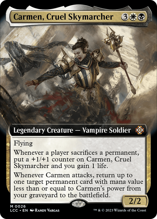 Carmen, Cruel Skymarcher (LCC-026) (Extended Art) (Foil)