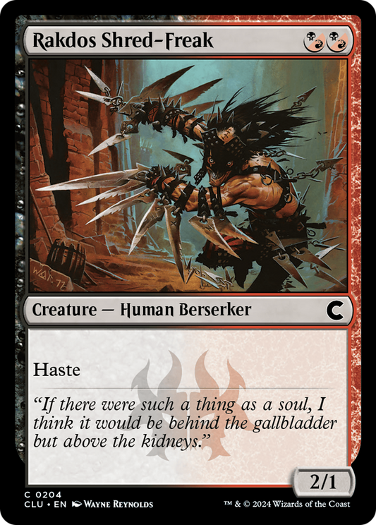 Rakdos Shred-Freak (CLU-204)