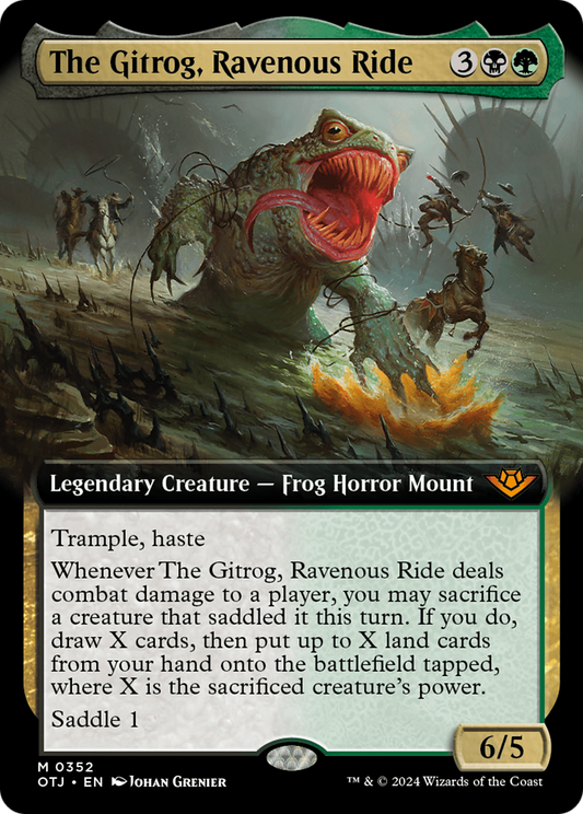 The Gitrog, Ravenous Ride (OTJ-352) (Extended Art) (Foil)