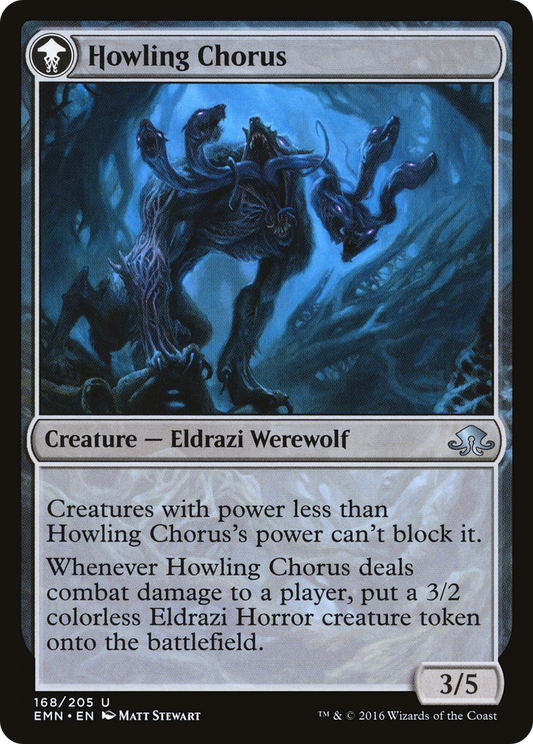 Shrill Howler // Howling Chorus (EMN-168) (Foil)
