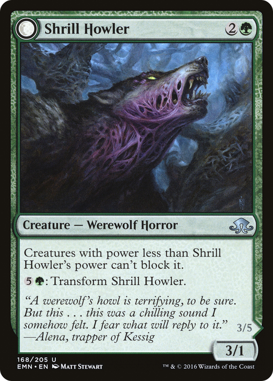 Shrill Howler // Howling Chorus (EMN-168) (Foil)
