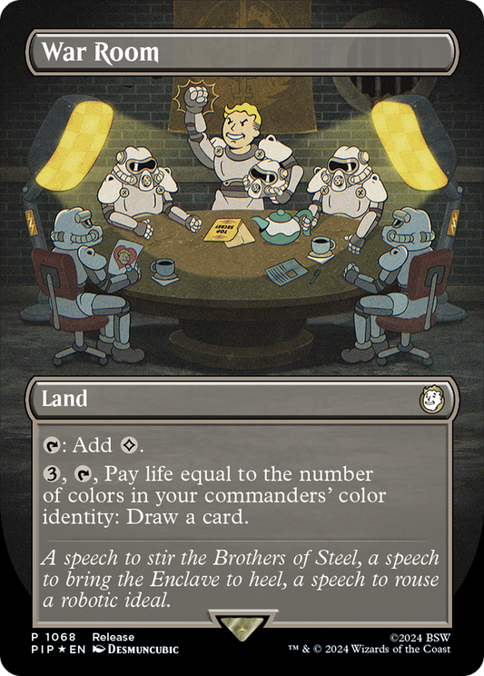 War Room (LARP-1068) (Borderless) (Foil)