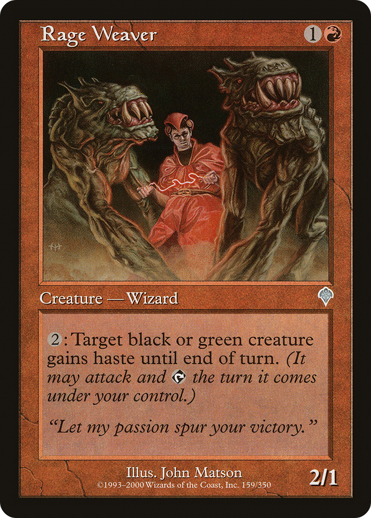 Rage Weaver (INV-159) (Foil)
