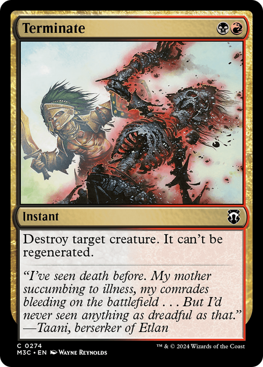 Terminate (M3C-274)