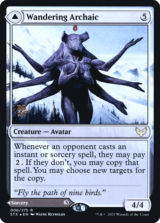 Wandering Archaic // Explore the Vastlands (PRE-06S) (Foil)