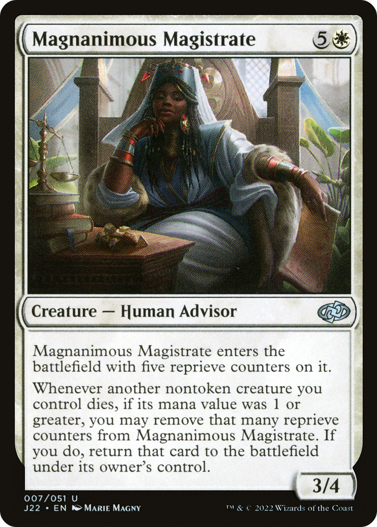 Magnanimous Magistrate (J22-007)