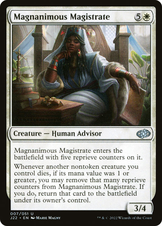 Magnanimous Magistrate (J22-007)