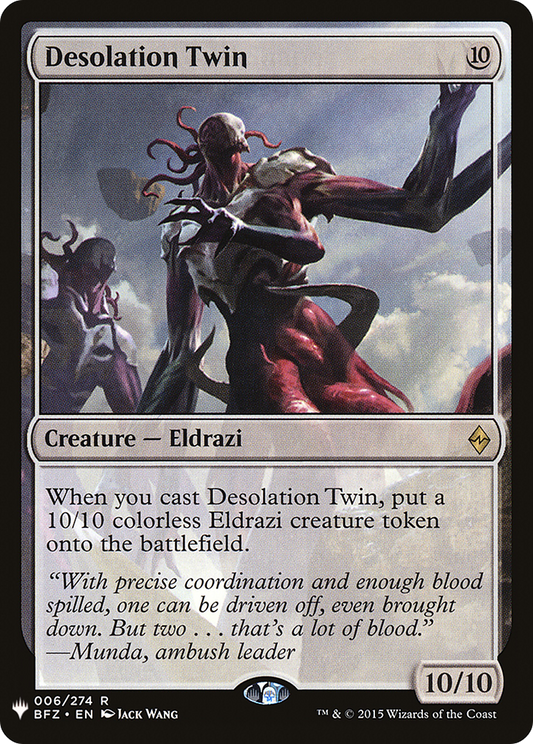Desolation Twin (LIST-BFZ-6)