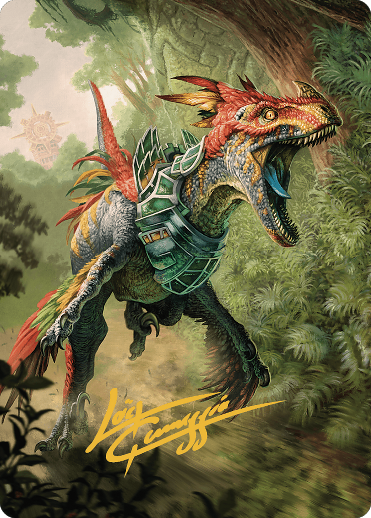 Dinosaur Token Art Card (ALCI-067) (Gold-Stamped Signature)