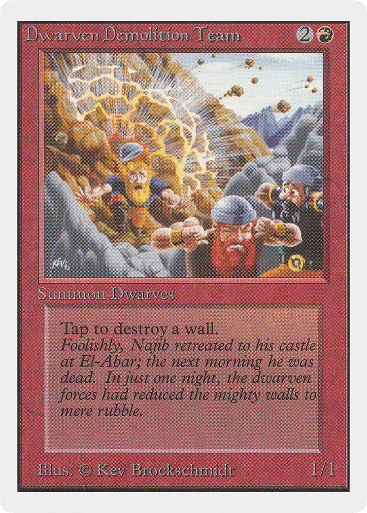 Dwarven Demolition Team (2ED-143)