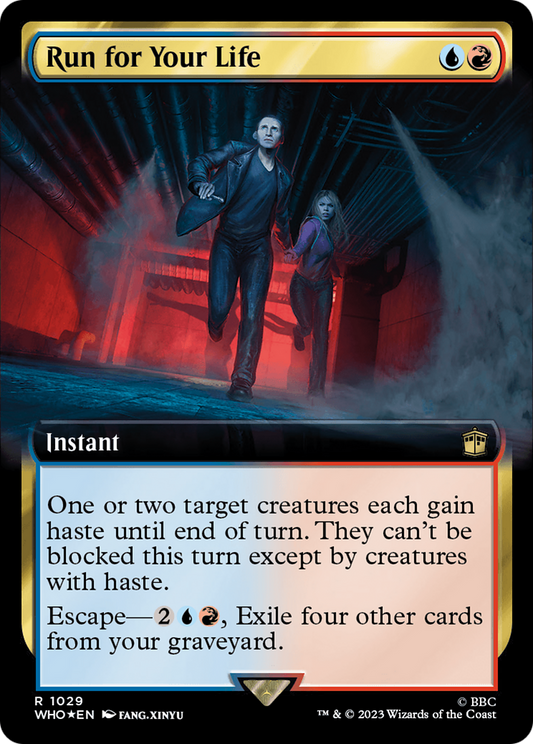 Run for Your Life (WHO-1029) (Extended Art) (Surge Foil)