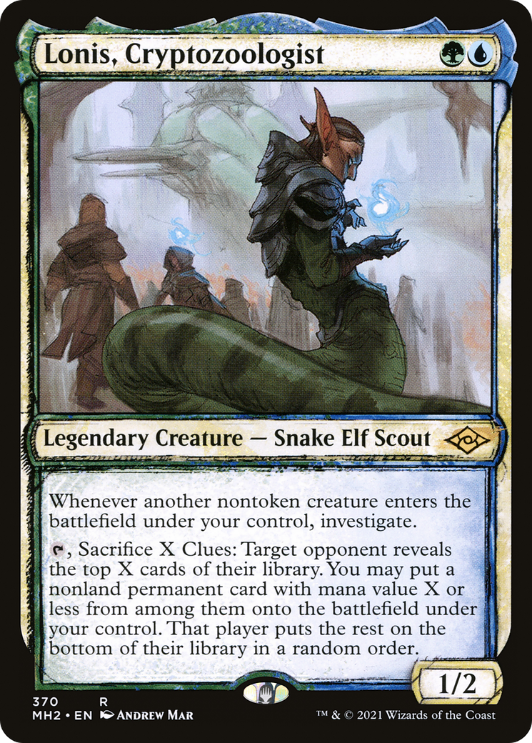 Lonis, Cryptozoologist (MH2-370) (Showcase) (Foil)