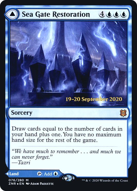 Sea Gate Restoration // Sea Gate, Reborn (PRE-76S) (Foil)