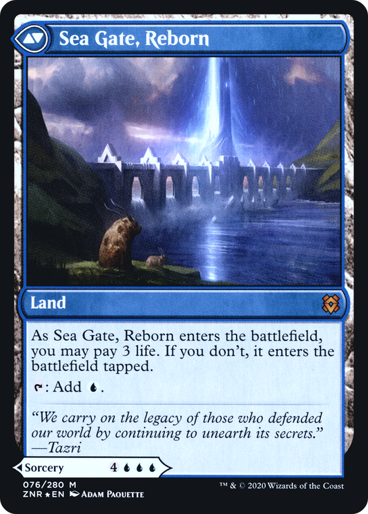 Sea Gate Restoration // Sea Gate, Reborn (PRE-76S) (Foil)