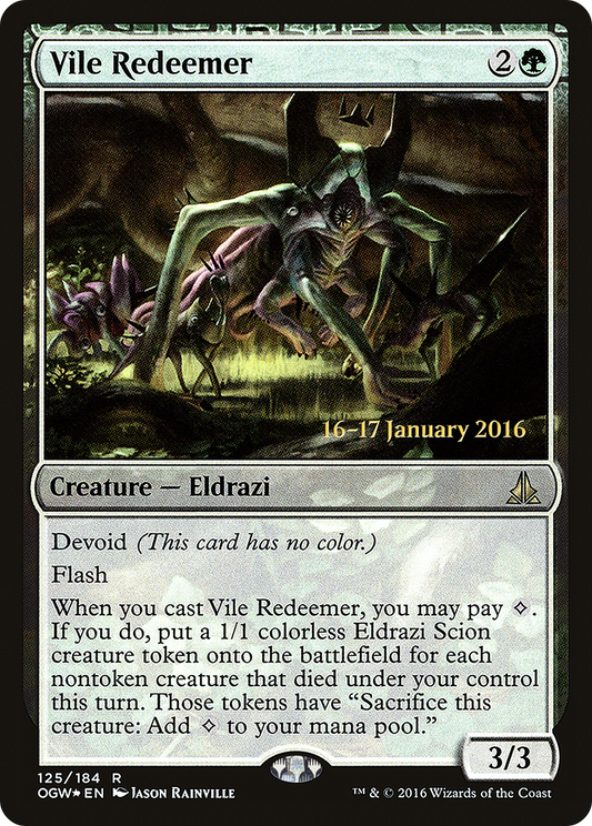 Vile Redeemer (PRE-125S) (Foil)