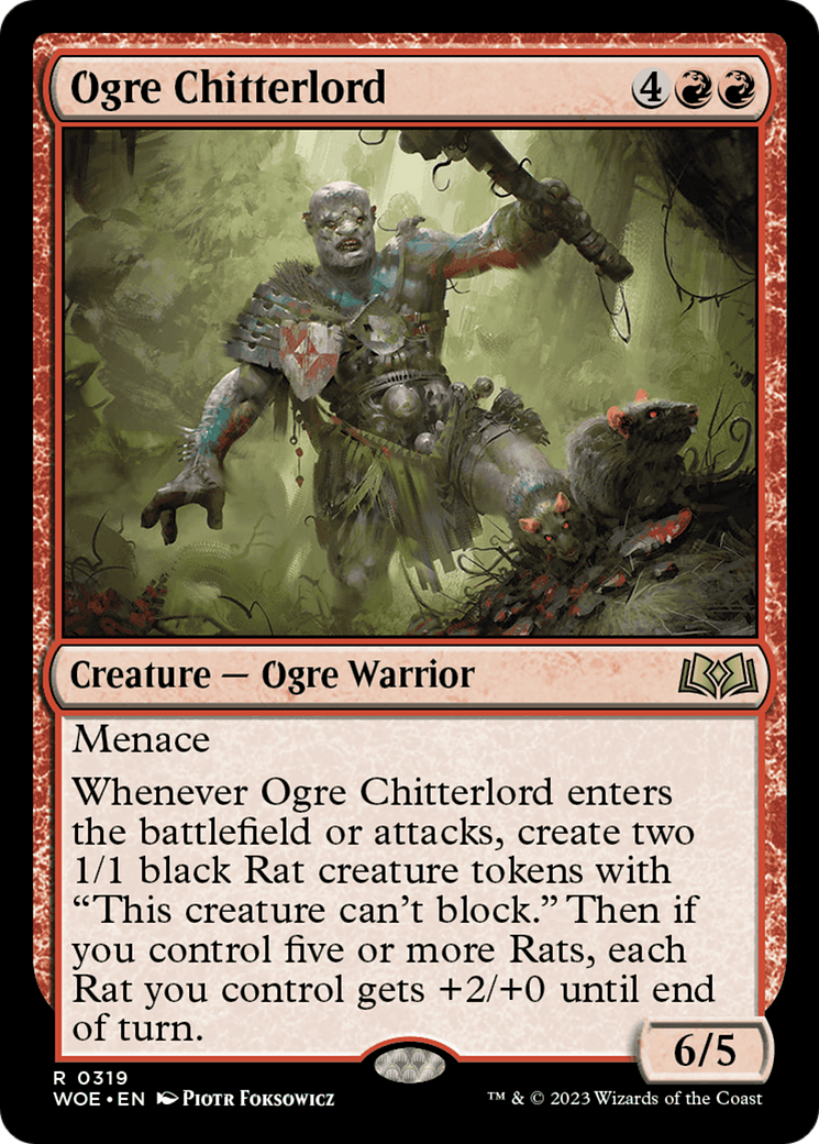 Ogre Chitterlord (WOE-319) (Foil)