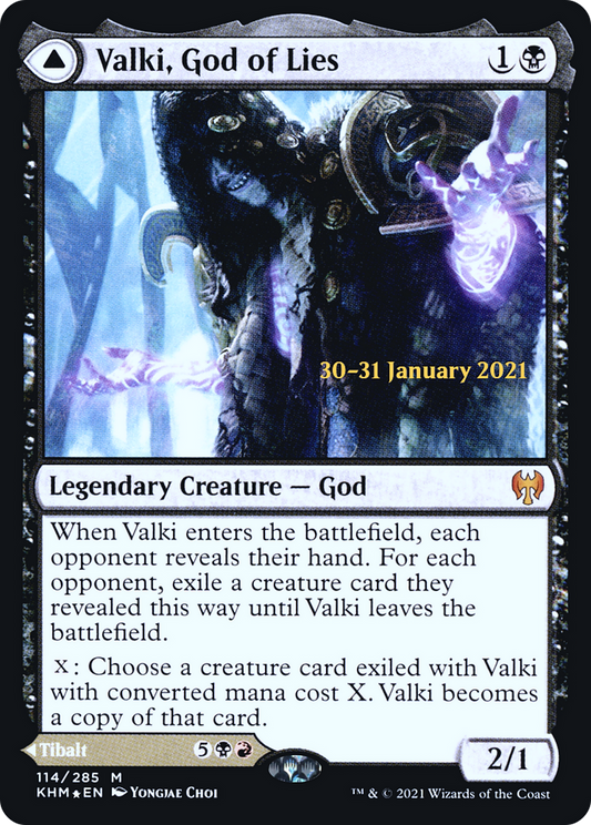Valki, God of Lies // Tibalt, Cosmic Impostor (PRE-114S) (Foil)
