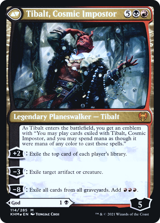 Valki, God of Lies // Tibalt, Cosmic Impostor (PRE-114S) (Foil)