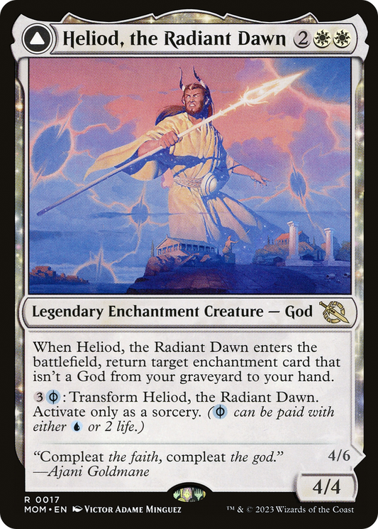 Heliod, the Radiant Dawn // Heliod, the Warped Eclipse (MOM-017) (Foil)
