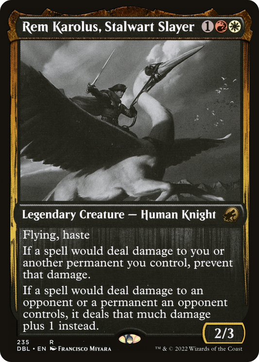 Rem Karolus, Stalwart Slayer (DBL-235) (Foil)