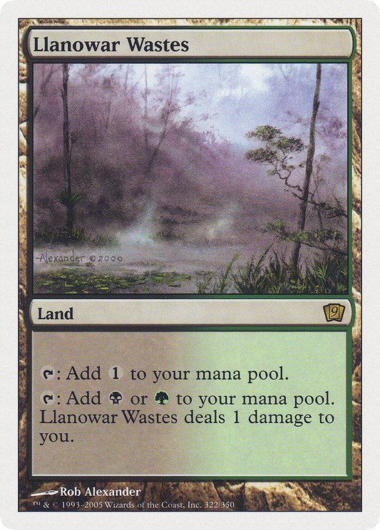 Llanowar Wastes (9ED-322)