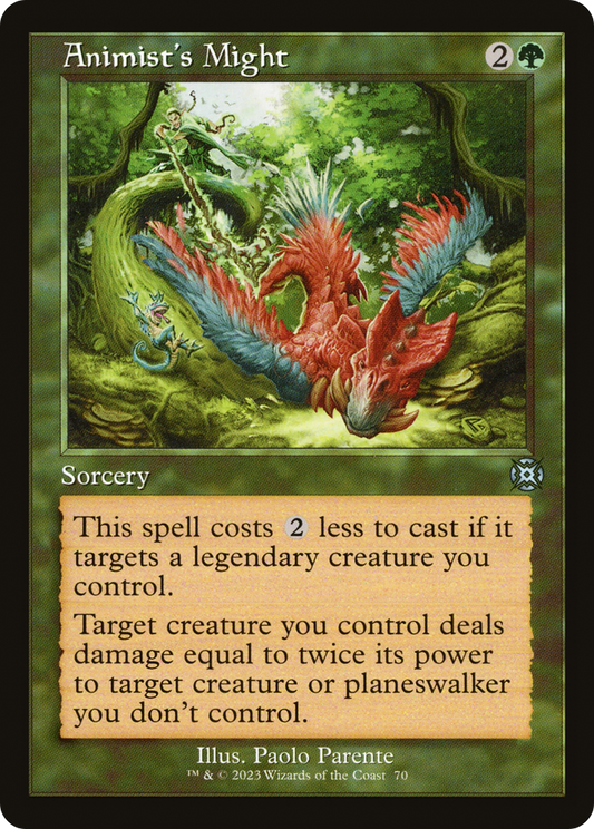 Animist's Might (MAT-070) (Showcase) (Foil)