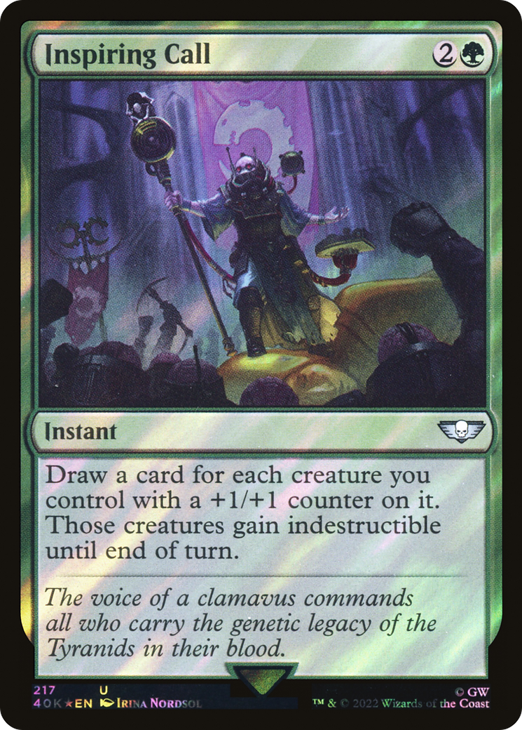 Inspiring Call (40K-217★) (Surge Foil)