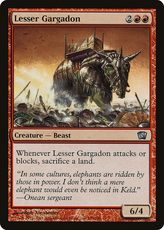 Lesser Gargadon (8ED-199★) (Foil)