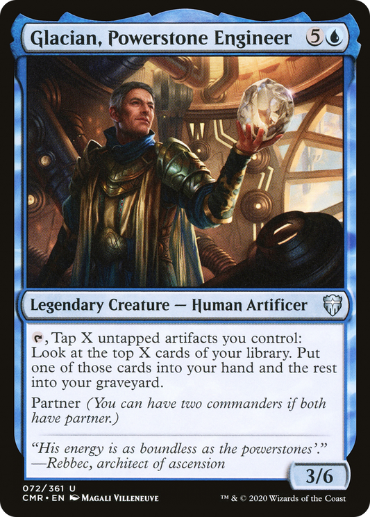 Glacian, Powerstone Engineer (CMR-072) (Foil)