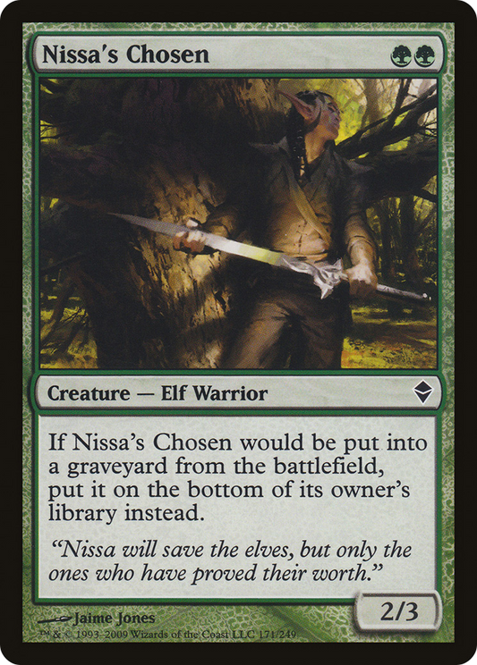 Nissa's Chosen (ZEN-171) (Foil)