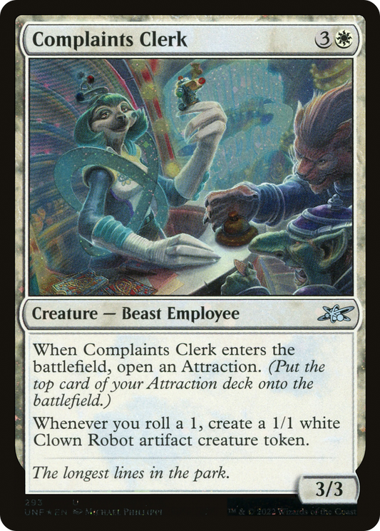 Complaints Clerk (UNF-293) (Galaxy Foil)