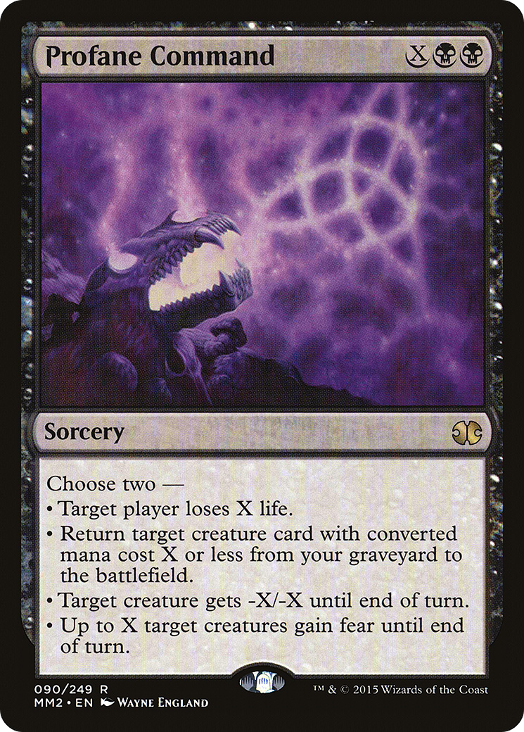 Profane Command (MM2-090) (Foil)
