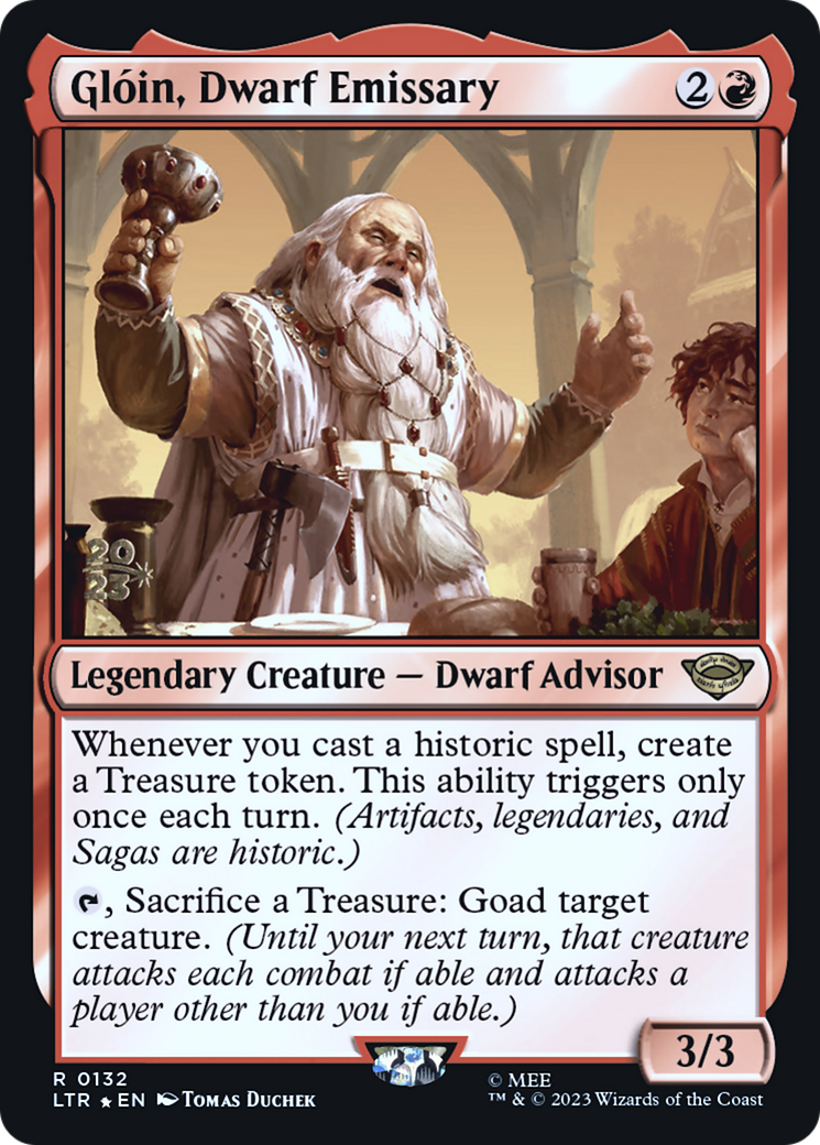 Glóin, Dwarf Emissary (PRE-132S) (Foil)