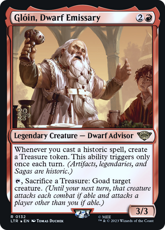 Glóin, Dwarf Emissary (PRE-132S) (Foil)