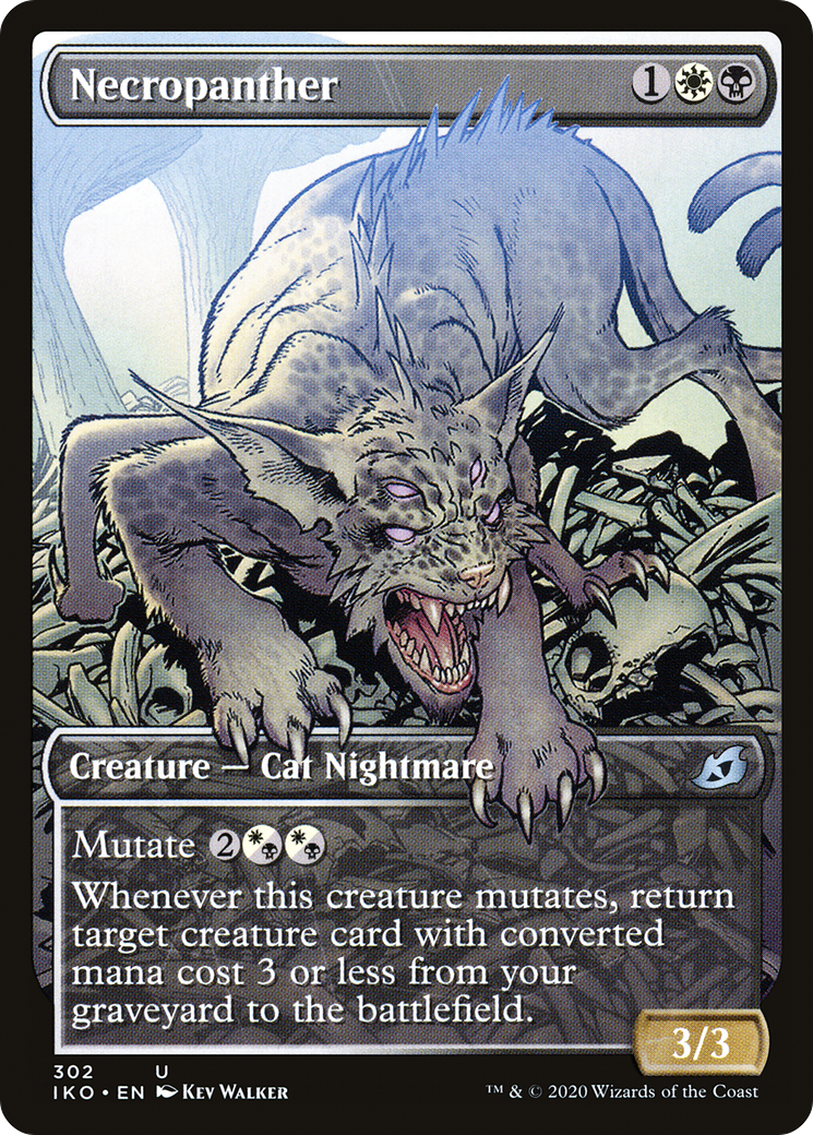 Necropanther (IKO-302) (Showcase) (Foil)