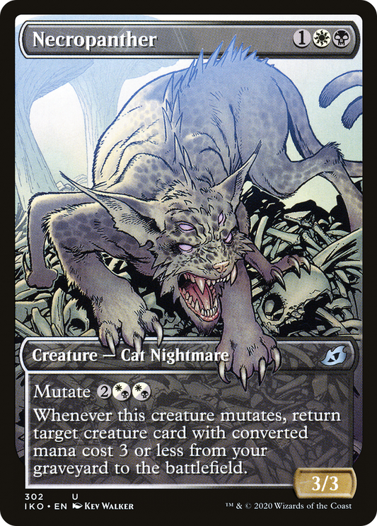 Necropanther (IKO-302) (Showcase) (Foil)