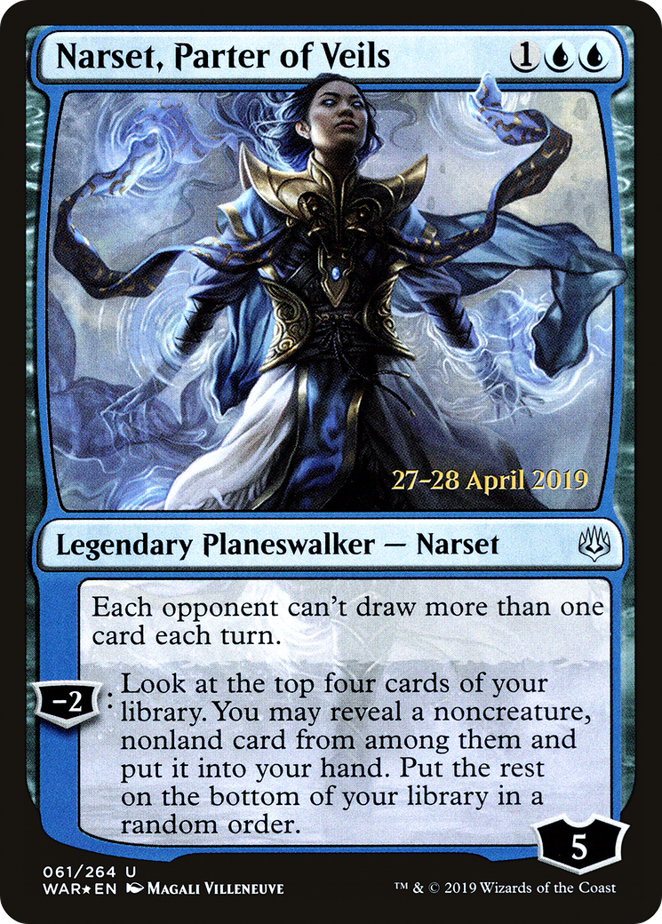 Narset, Parter of Veils (PRE-61S) (Foil)