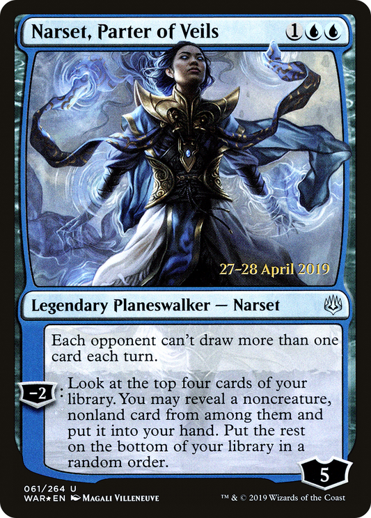 Narset, Parter of Veils (PRE-61S) (Foil)