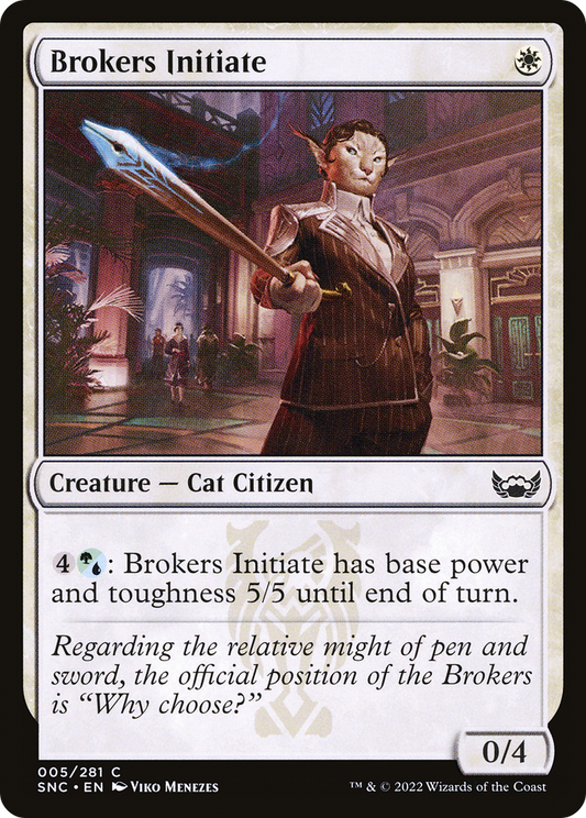 Brokers Initiate (SNC-005) (Foil)