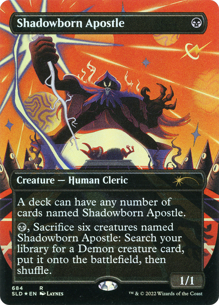 Shadowborn Apostle (SLD-684) (Borderless) (Foil)