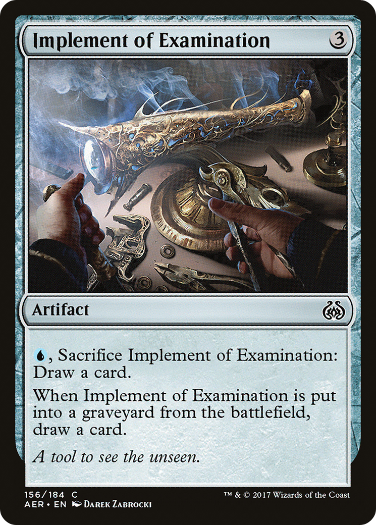 Implement of Examination (AER-156) (Foil)