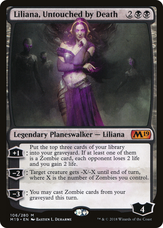 Liliana, Untouched by Death (M19-106) (Foil)
