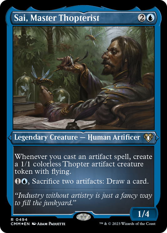 Sai, Master Thopterist (CMM-494) (Etched Foil)