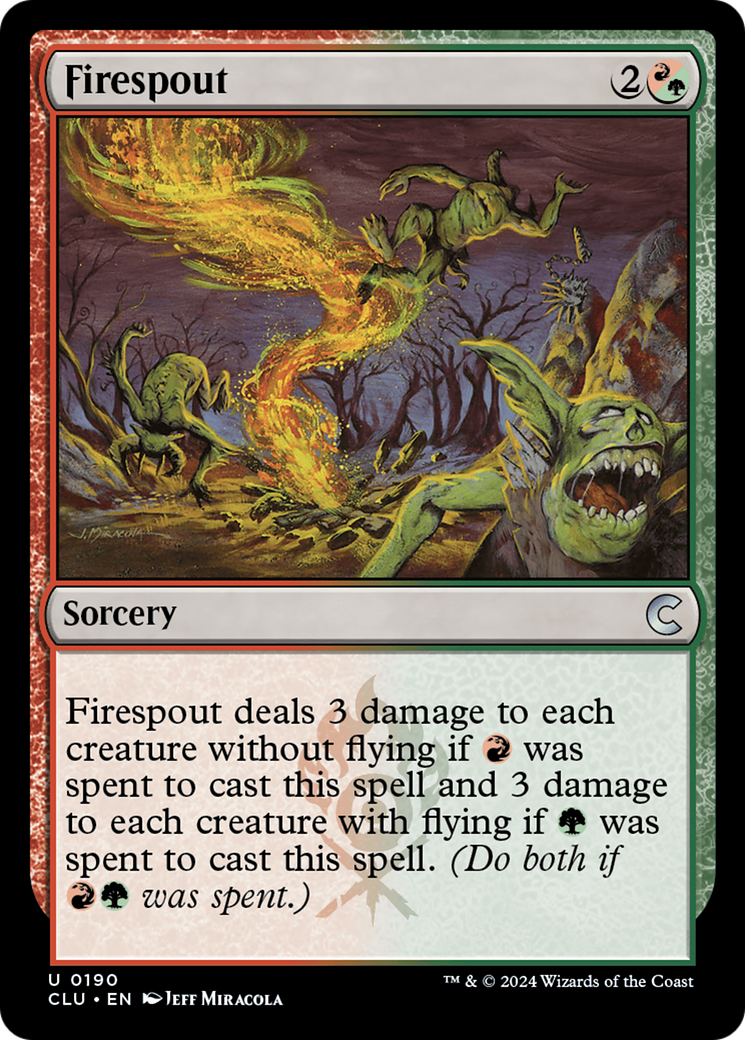 Firespout (CLU-190) (Foil)