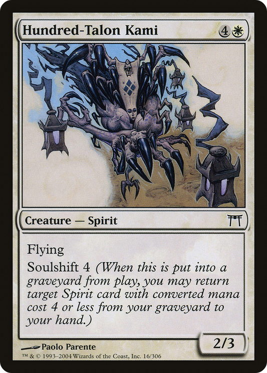 Hundred-Talon Kami (CHK-016) (Foil)