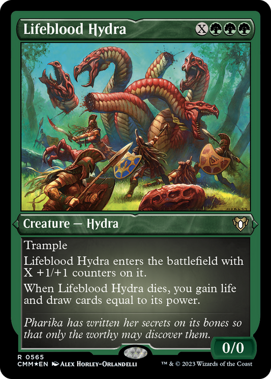 Lifeblood Hydra (CMM-565) (Etched Foil)