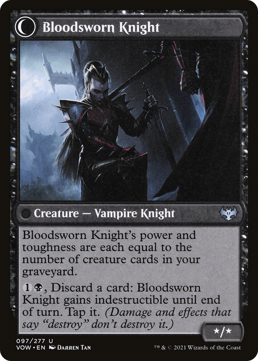 Bloodsworn Squire // Bloodsworn Knight (VOW-097) (Foil)