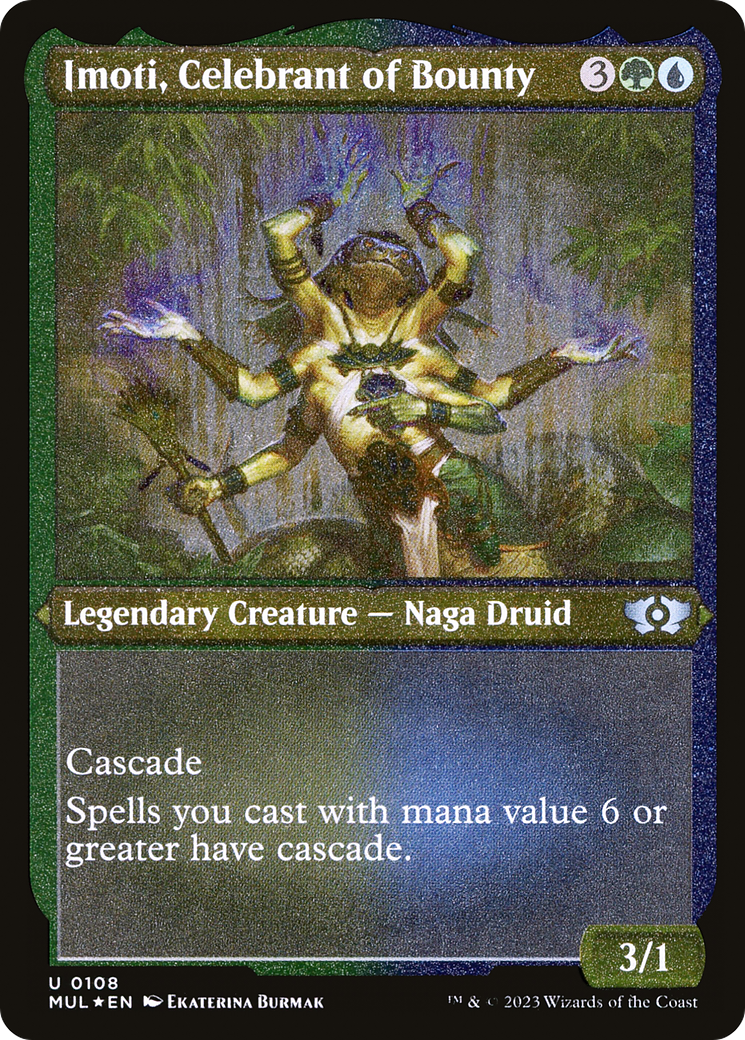 Imoti, Celebrant of Bounty (MUL-108) (Etched Foil)